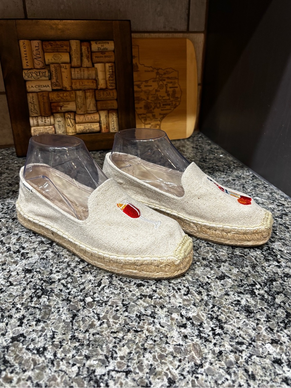 Soludos Aperol Spritz Woven Platform Slip On Espadrille size 7 1/2 - Picture 2 of 10